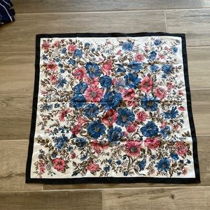 Vintage St Michael made in Italy  floral square scarf